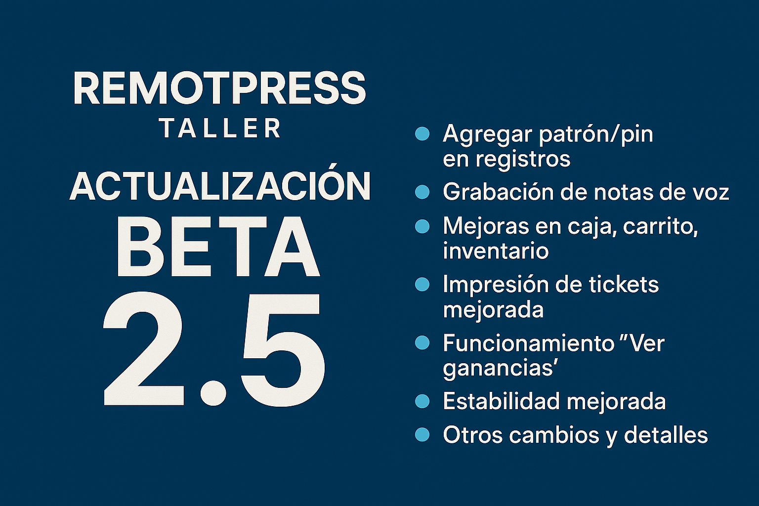 RemotPress Taller 2.5